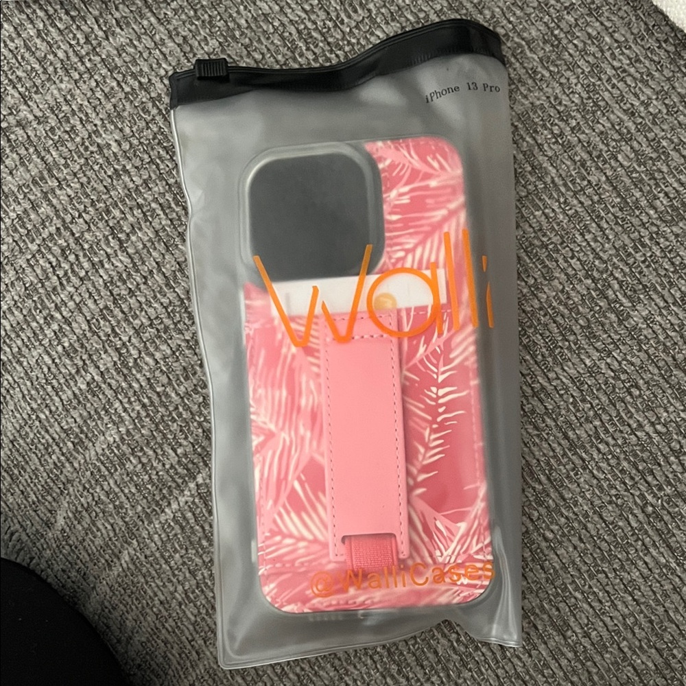 NWT Wolli Pink Leaf iPhone 13 Pro Case